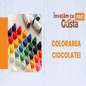 Învățăm cu GustaPro! ┃Coloranți alimentari. Cum colorăm corect ciocolata