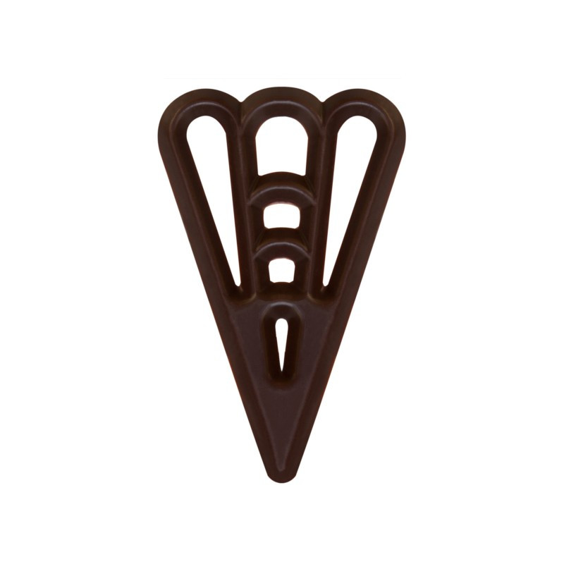 Decoratiuni din ciocolata Filigranes Triunghiuri 475 buc. 0,850 kg 336402 BARB