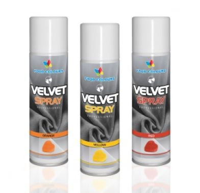 Colorant spray alimentar 250ml VELVET Galben V01 FC