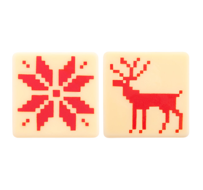 Decoratiuni din ciocolata Nordic Christmas set 210 buc 33974 BARB