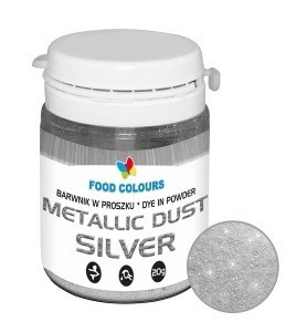 Colorant alimentar praf liposolubil 20g argintiu WS-P-130 FC