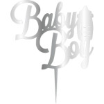 Topper - Baby Boy/argintiu 165*165mm 14045 CSL