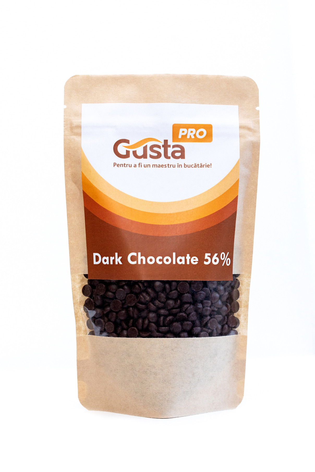 Ciocolata neagra belgiana 56% GustaPro 1kg
