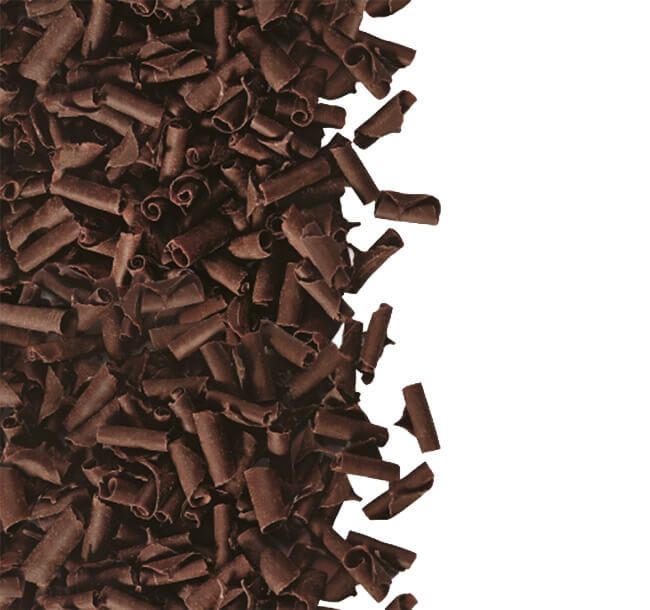 Fulgi din ciocolata Blossoms Dark 100 gr. GPR
