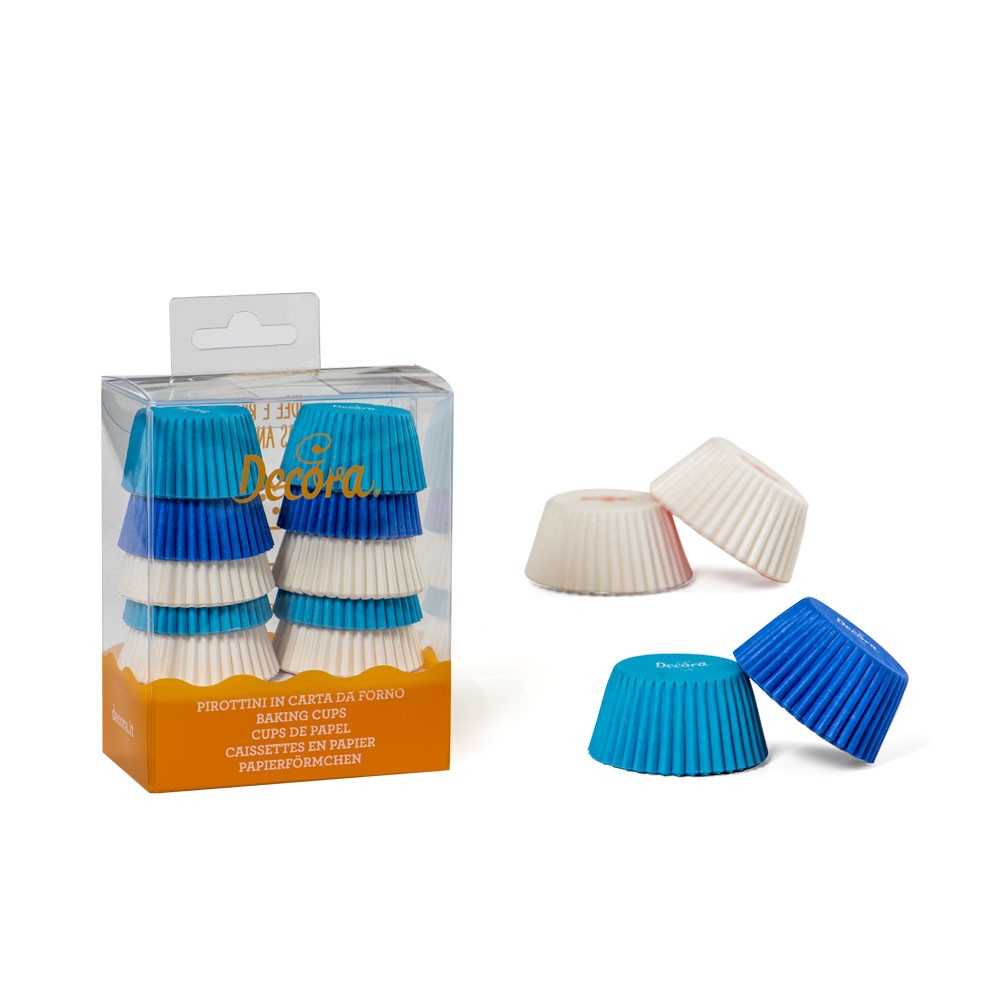 Chese white/light blue/blue mini muffin 200 buc 0339750 DER