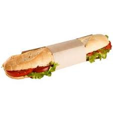 Manseta sandwich 23x9,1cm maro kraft 50 buc