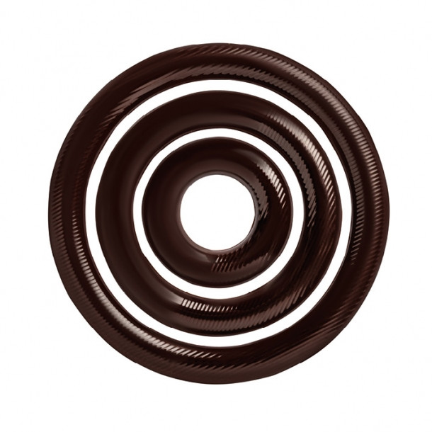 Decorații din ciocolata neagra Cerc 0.465kg 33710 BARB
