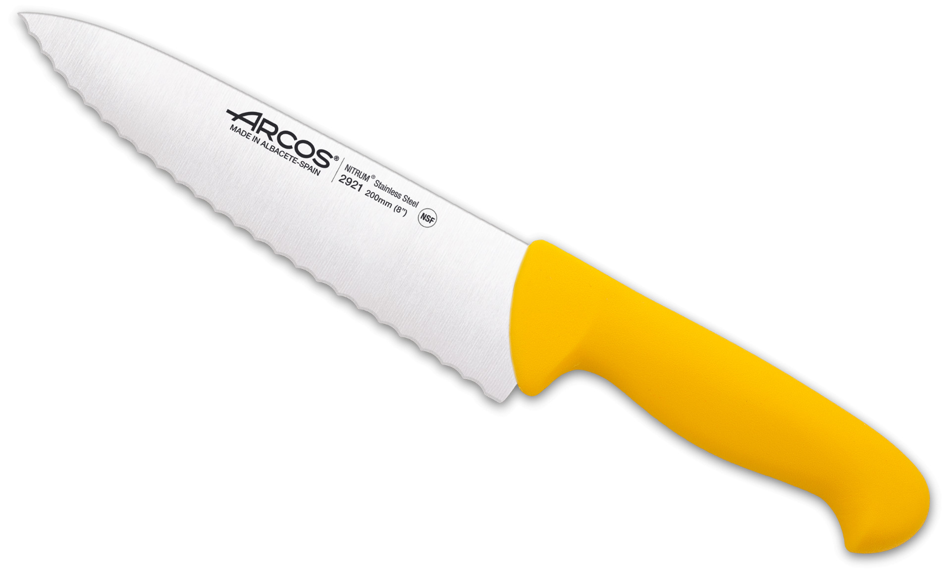 Cutit profesional galben, Chef´s Knife, lungime 20cm, Arcos