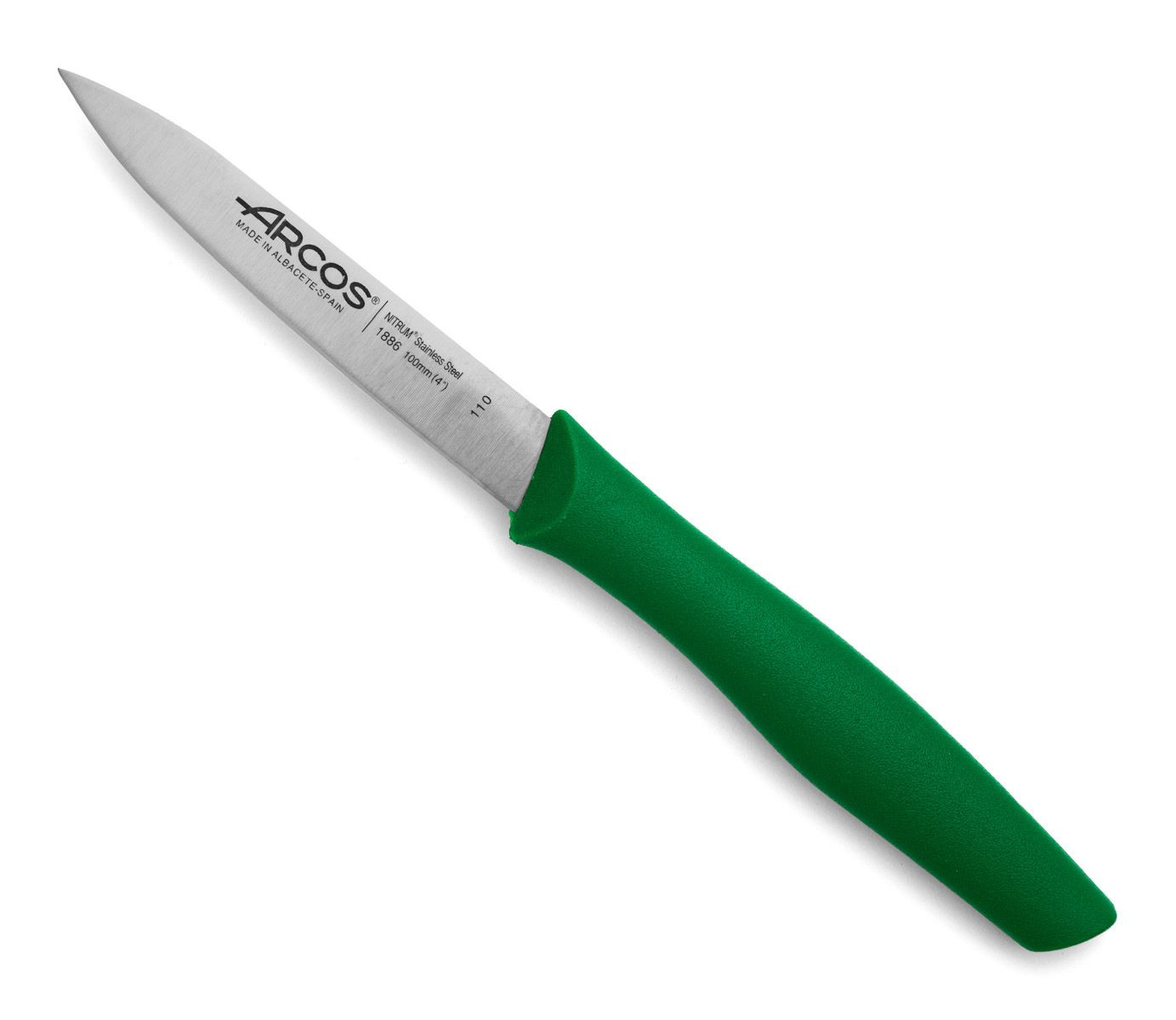 Cutit profesional verde, Paring Knife, lungime 10cm, Arcos