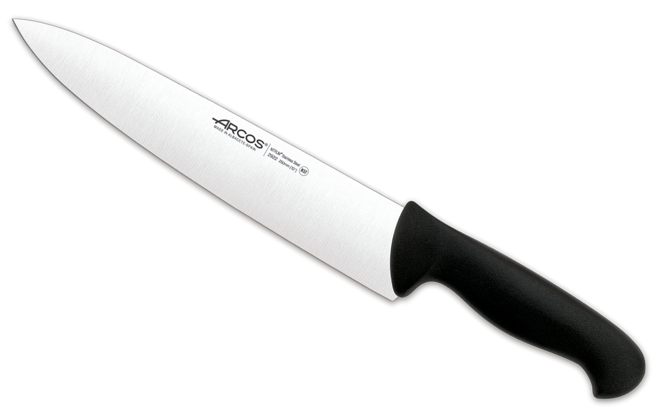 Cutit profesional negru, Chef´s Knife, lungime 20cm, Arcos