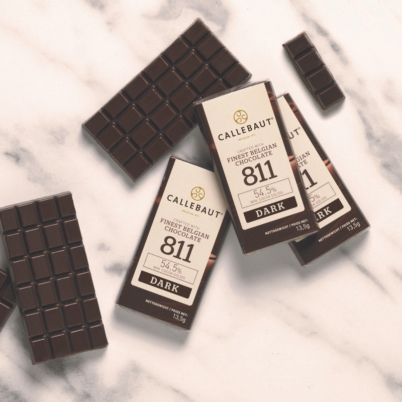 Set de 75 minitablete ciocolata neagra 54,5% cacao 13,5 g CHD-NA-20762E1-999 Callebaut