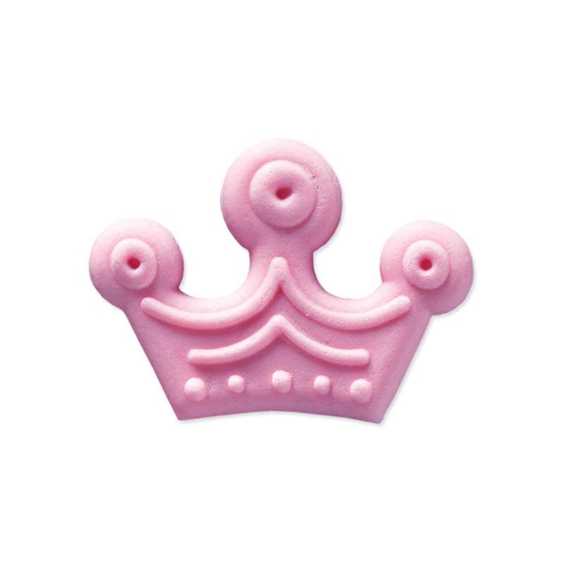 Decoratiuni din zahar coroana roz, 15buc, Sugart