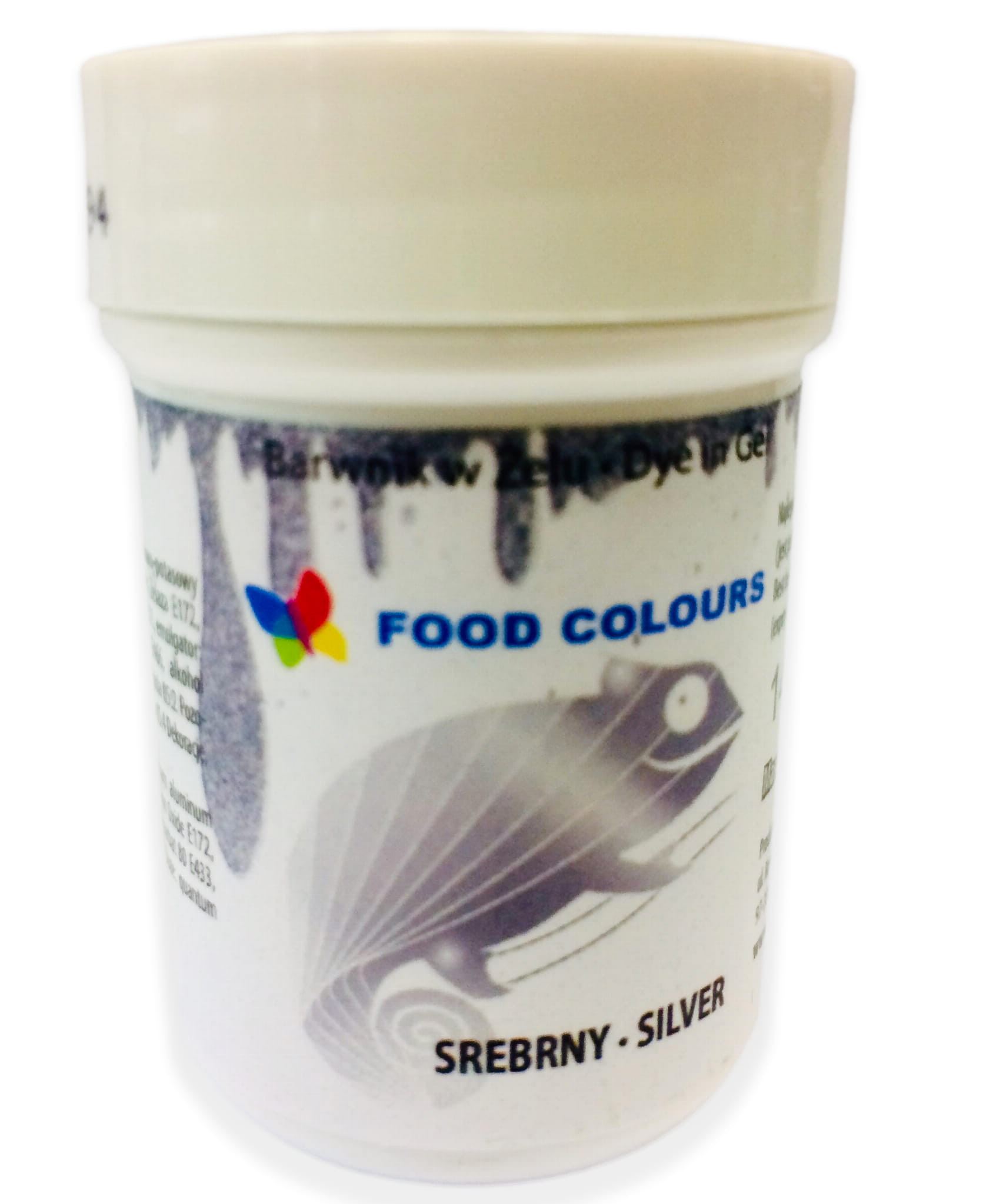 Colorant alimentar in gel argintiu 35g WSG-094 FC