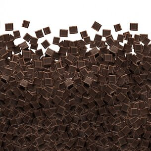 Bucati de ciocolata neagra Chunks mini 4*4*2mm  8kg 772599 BARB