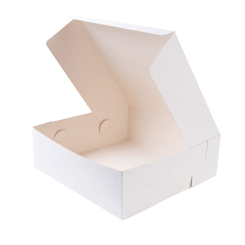 Cutie  pentru prajituri alba  30,5x30,5x6,5cm GustaPro