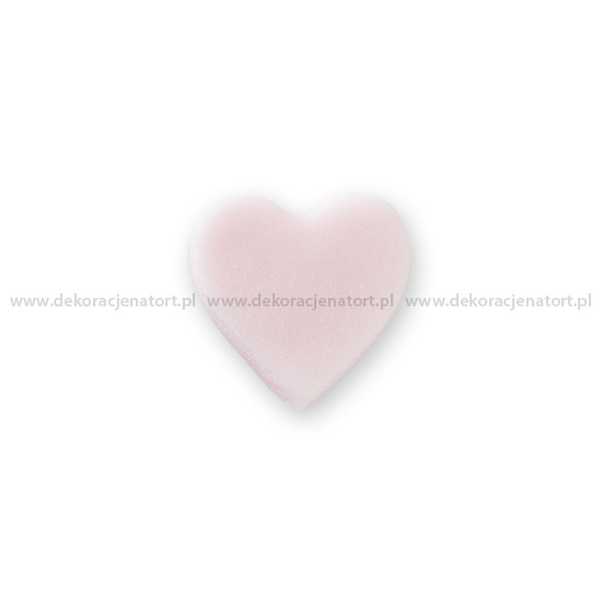 Decoratiuni din zahar - Inimioare plate, roz,  2 cm 0903003 PJT set 300 buc