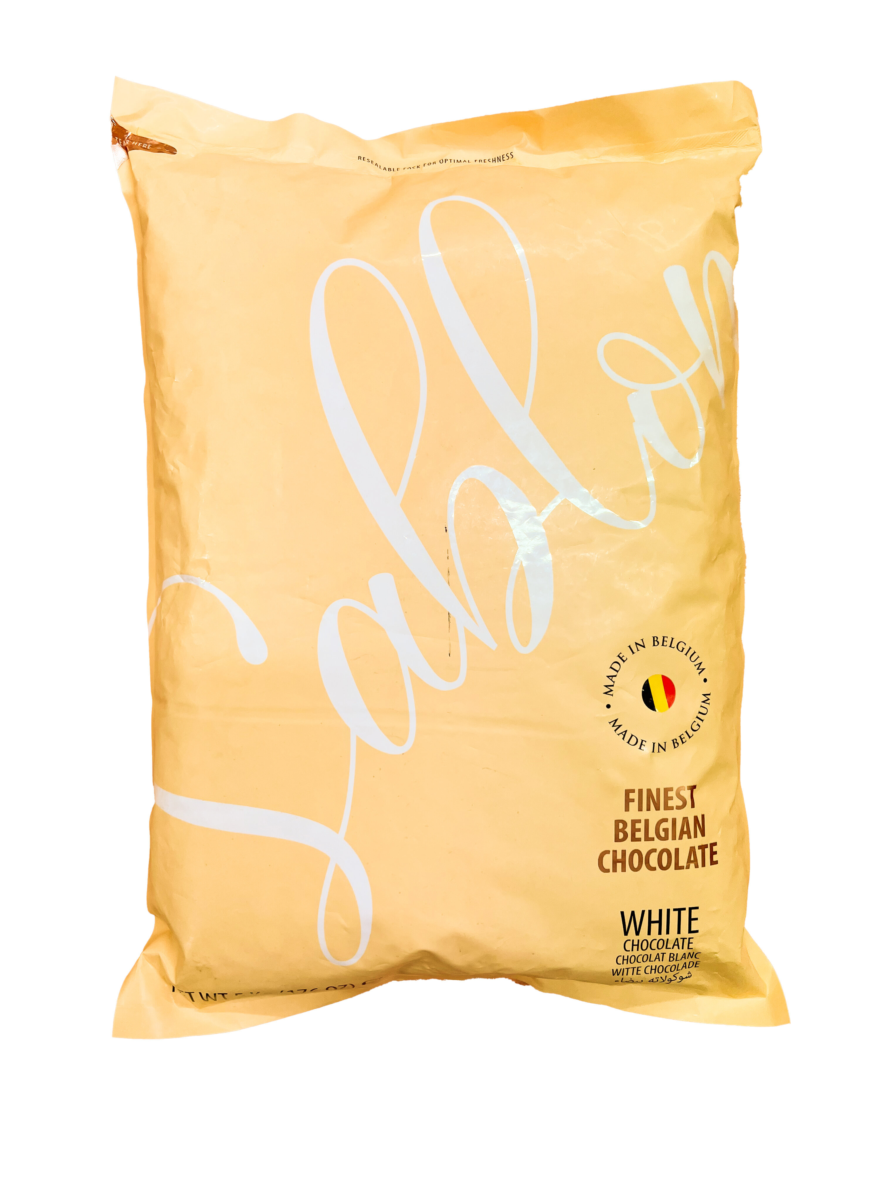 Ciocolata alba belgiana 30% SAB-Bag5-WC 30 5 kg Sablon