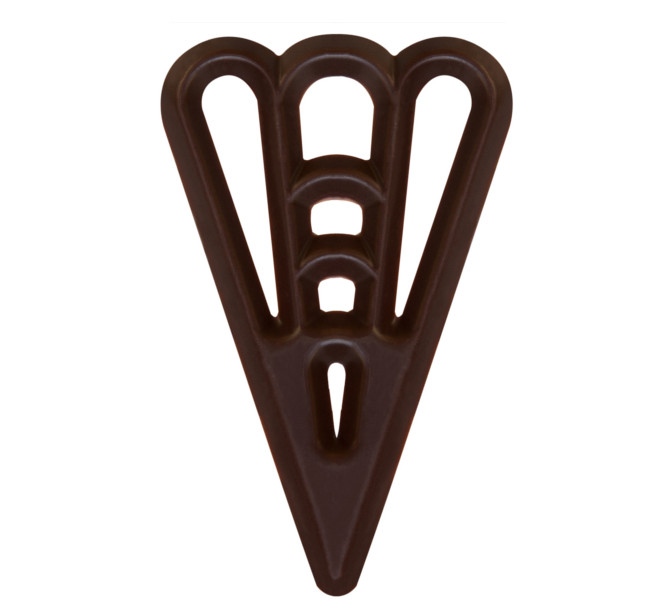 Decoratiuni din ciocolata Filigranes Triunghiuri 500 buc. 0,760 kg 336402 BARB