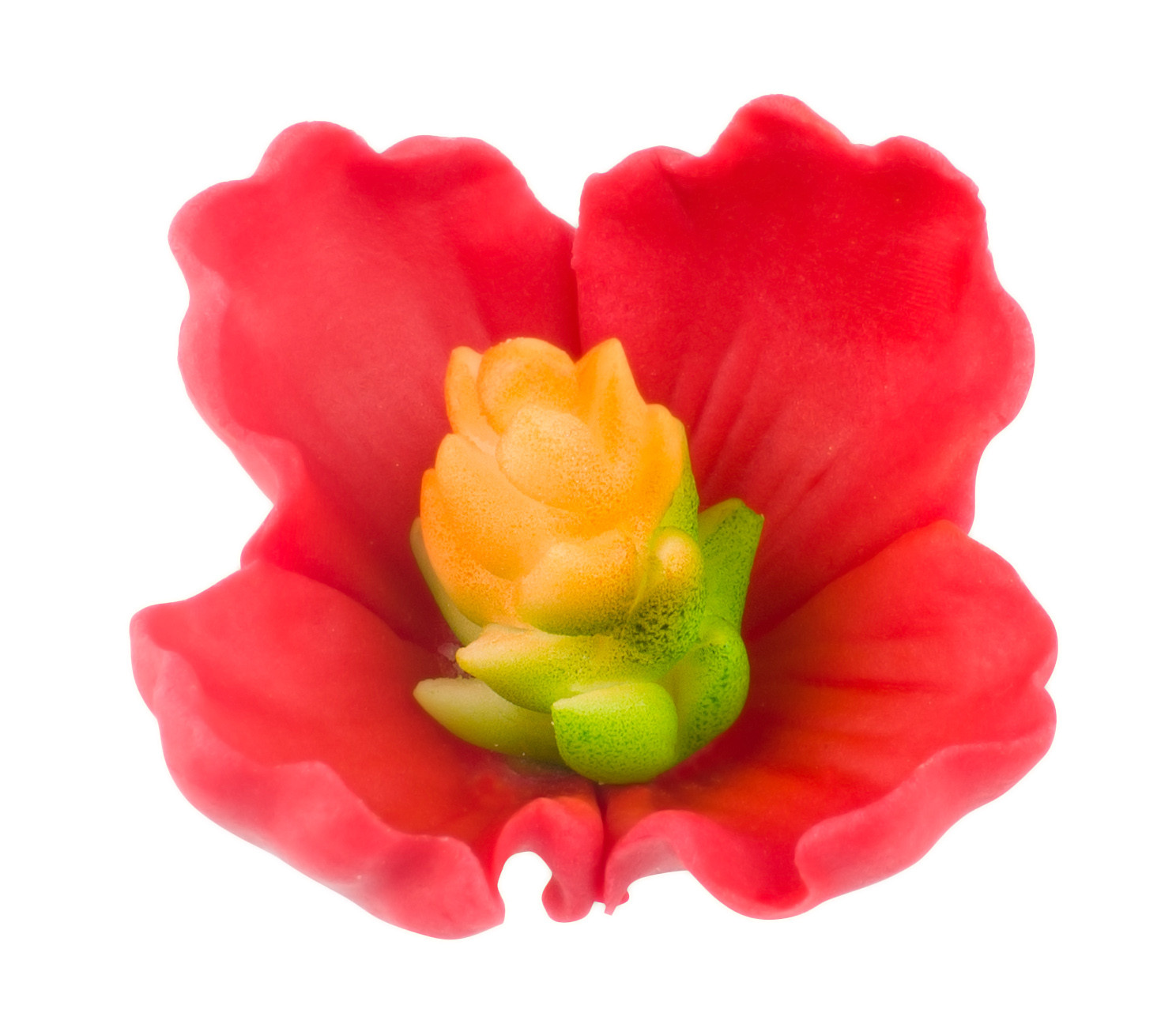 Decoratiuni din zahar flori - Nalbă roșie 053102 PJT set 26 buc