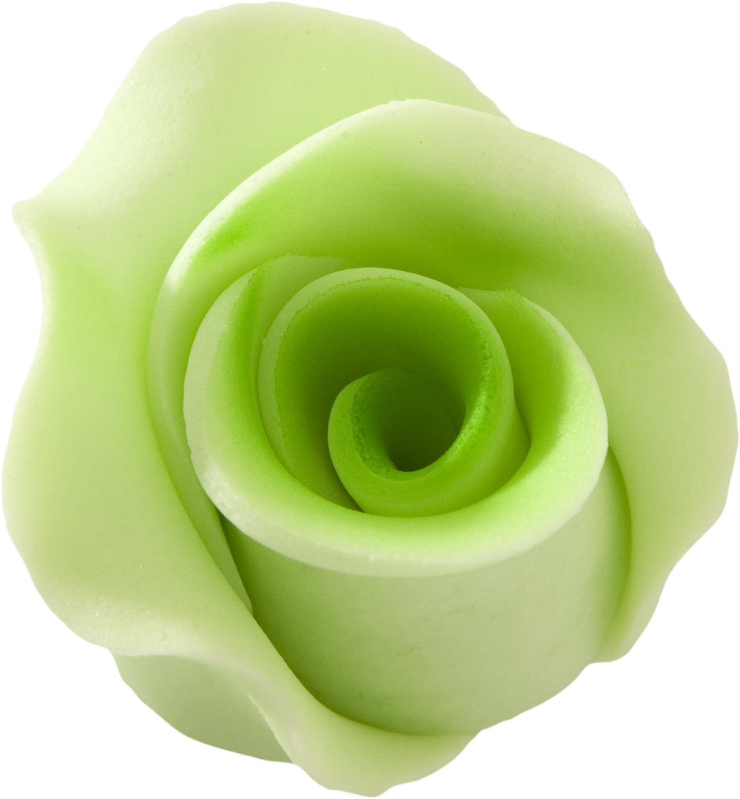 Trandafir din zahar mediu verde deschis 051312 PJT, set 20 buc