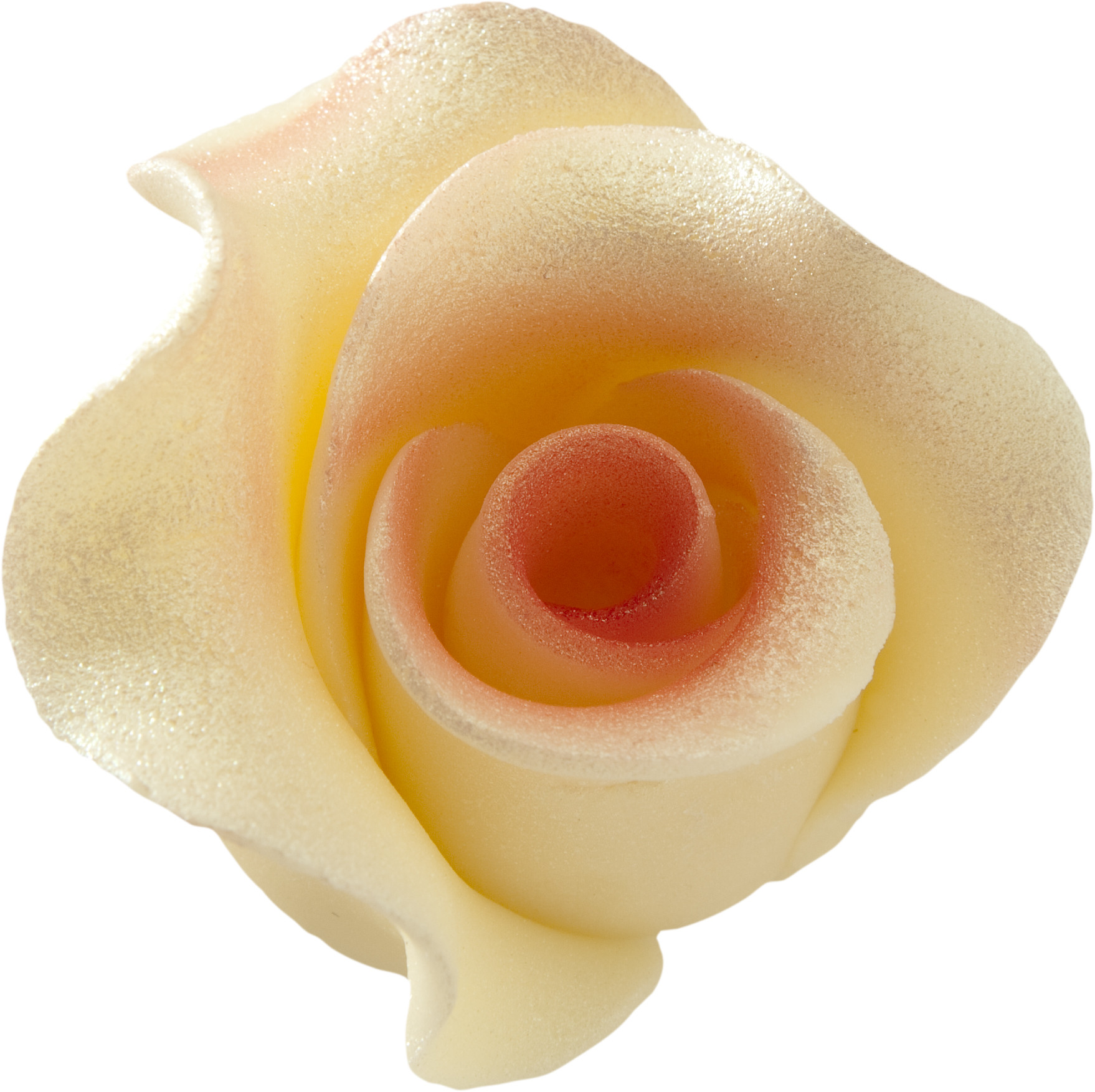 Trandafir din zahar mediu culoarea ceaiului 051314 PJT, set 20 buc