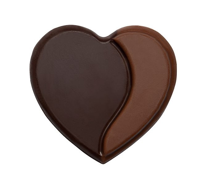 Decoratiuni din ciocolata INIMI DUO 240 buc. 0,72kg 33829 BARB