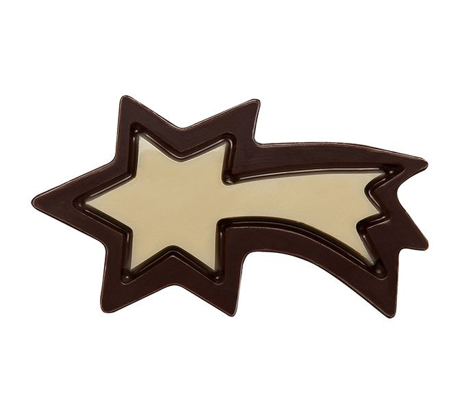 Decoratiuni de ciocolata alba FALLING STAR 3D 264 buc 0,660 kg 33818 BARB