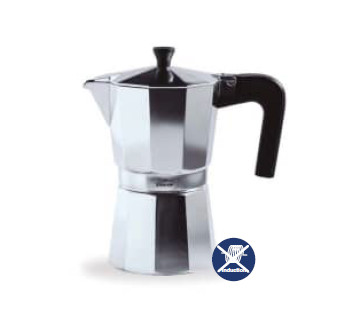 Aparat pentru cafea din aluminiu TURIN 9 cesti 62029 LAC