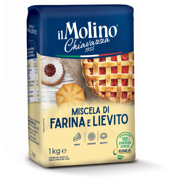 Amestec de faina din grau si drojdie 1kg, Molino Chiavazza