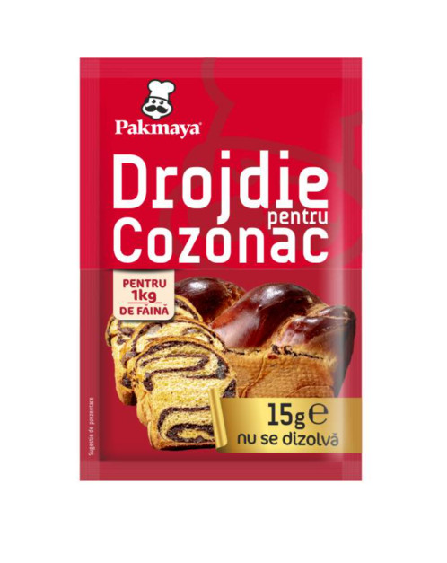 Drojdie INSTANT PAKMAYA PENTRU COZONAK 15gr NOU PAKM