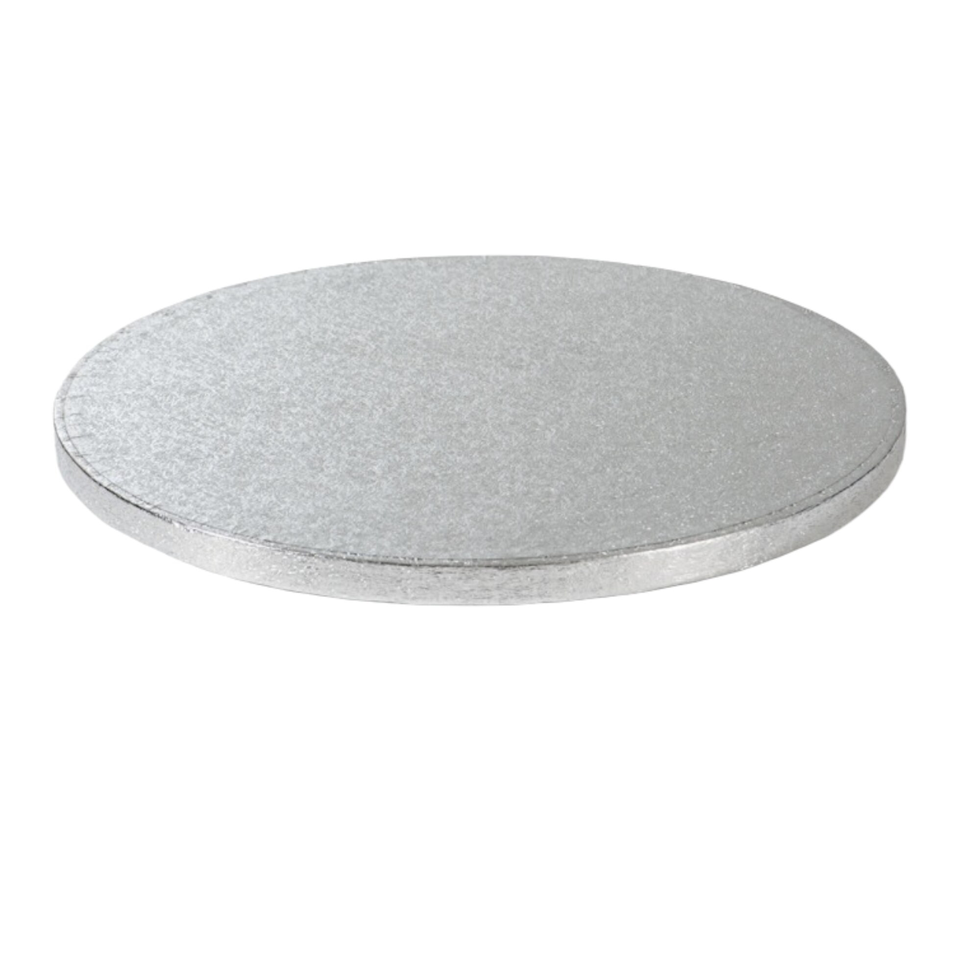 Platforma pentru tort rotunda argintie Ø40xH1,2 cm GustaPro