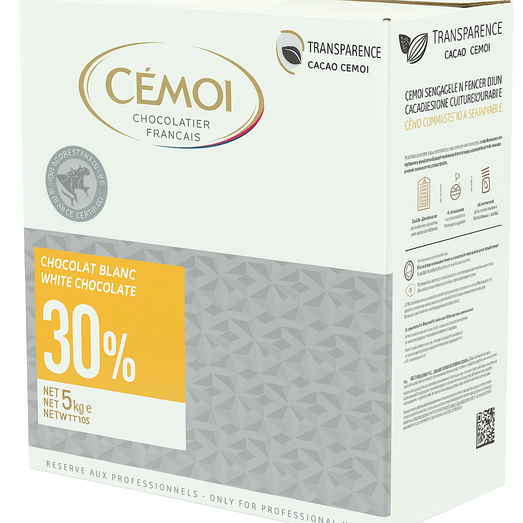 Ciocolata cu lapte termostabila picaturi 30% TRADITION 6kg 18364 CEMOI