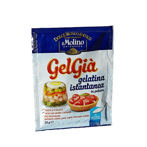 Gelatina pudra GelGia 20g 4775 Molino Chiavazza