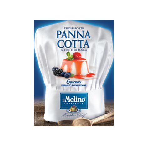 Amestec pentru Panna Cotta cu topping fructe de padure 100g  4948 Mollino Chiavazza