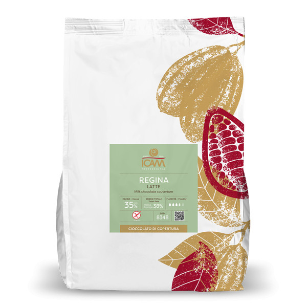 Ciocolata cu lapte Regina 35% ICAM 1,5KG 0012362_NR
