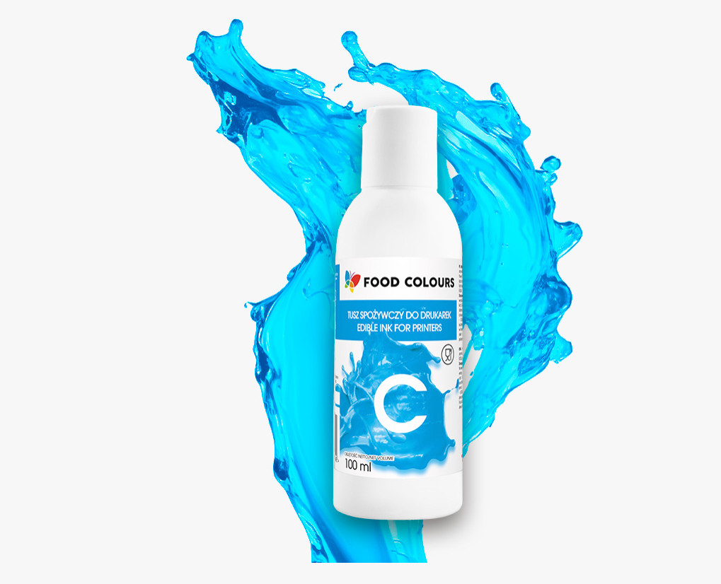 Colorant Alimentar Imprimanta - Cyan WS-LD-05, 100 ml FC