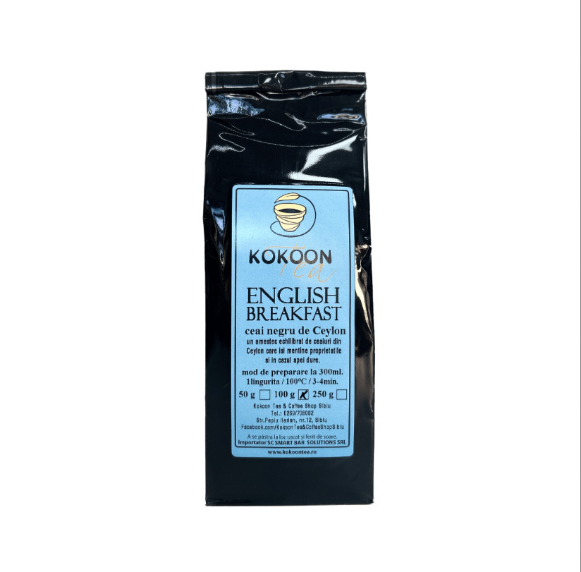 Ceai negru kokoon tea english breakfast, 100g
