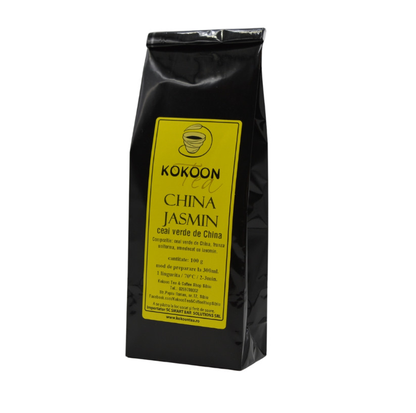 Ceai verde kokoon tea china jasmin organic, 100g