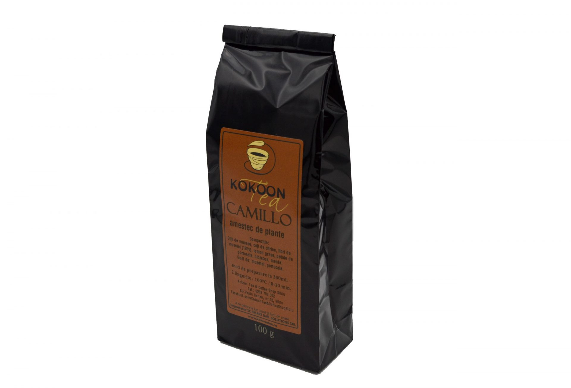 Infuzie plante kokoon tea camillo, 100g