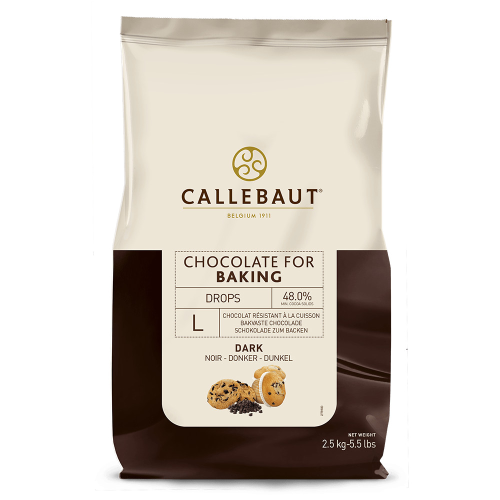 Picaturi termostabile din ciocolata neagra L 2,5 kg VH- 9401-E4-U70 Callebaut