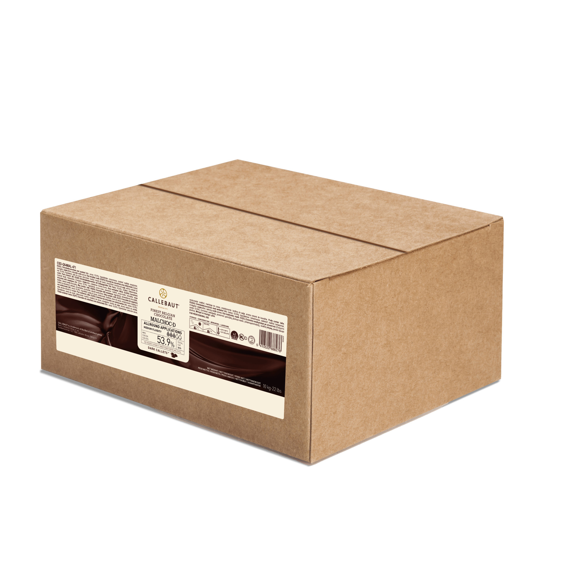 Ciocolata neagra fara zahar  CSD-Q54MAL-471 cutie 10 kg Callebaut