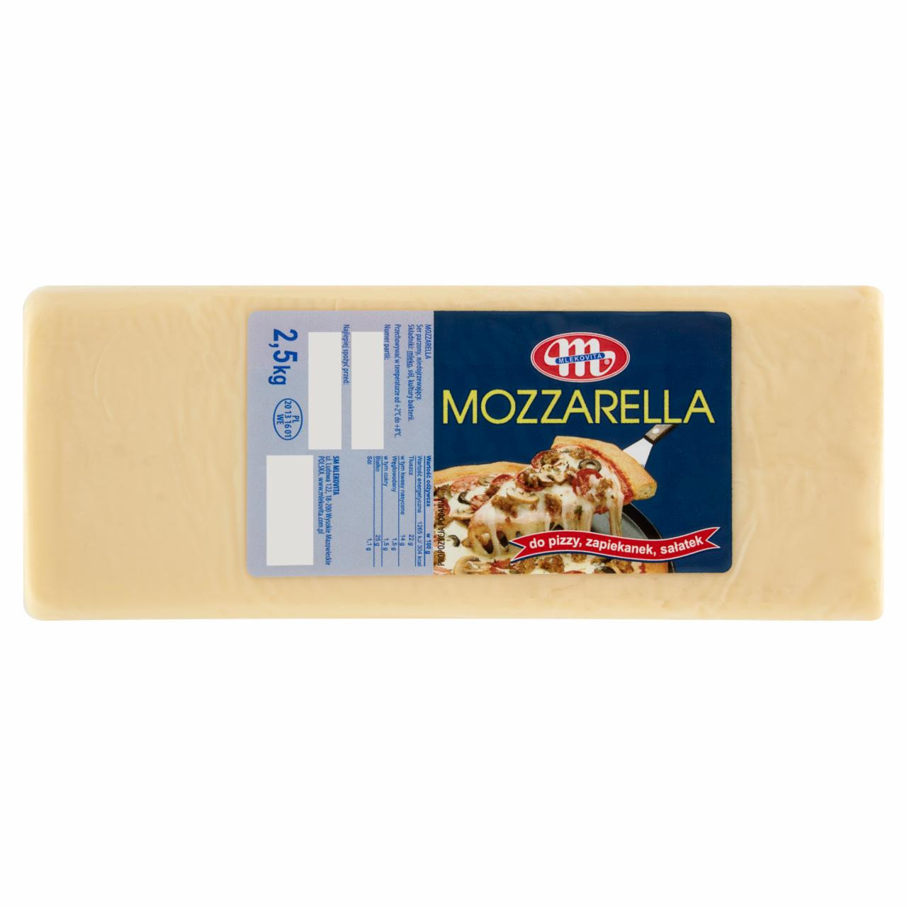 Topping mozzarella Mozzella cca 2,5 kg MLK