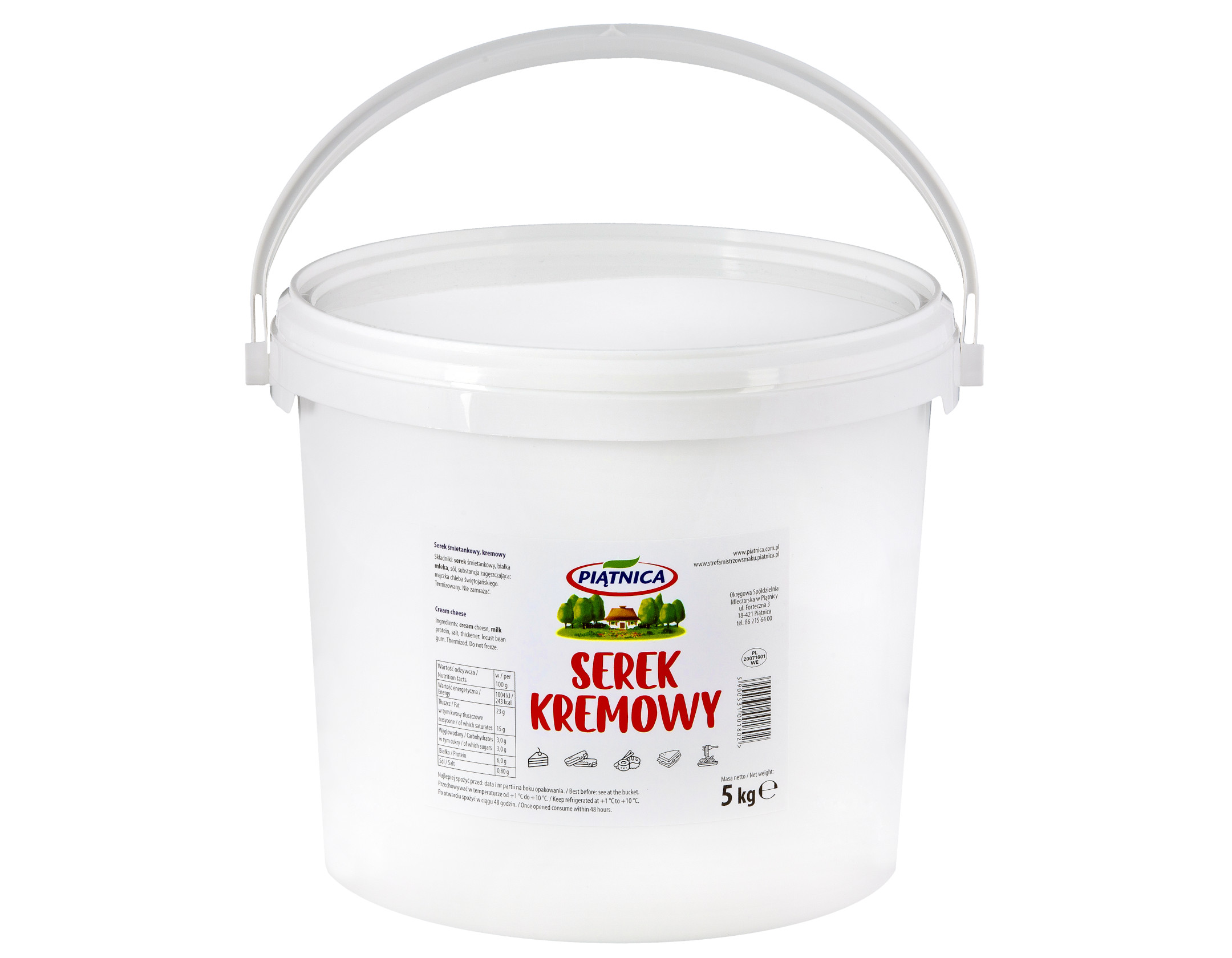 Crema de brinza Twoj Smak HoReCa 5kg