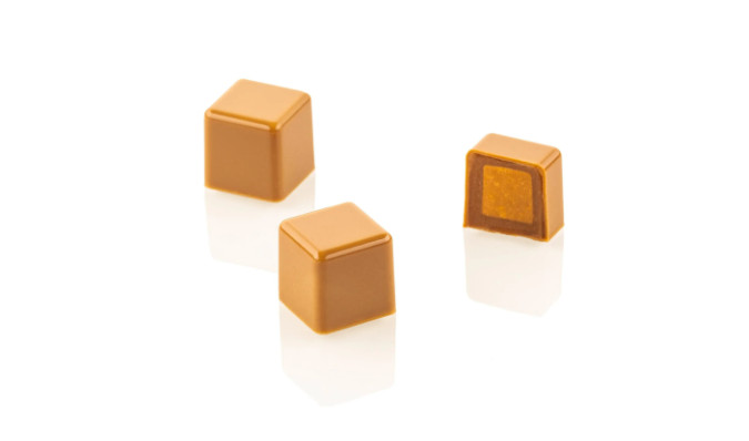 Kit Matrita Policarbonat Cubo01 + silicon CH029, 24 cavitati, 2.1 x 2.1 x H 2.1 cm