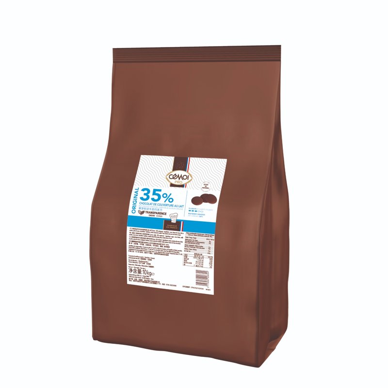 Ciocolata cu lapte 35% Original 10kg 26577 CEMOI