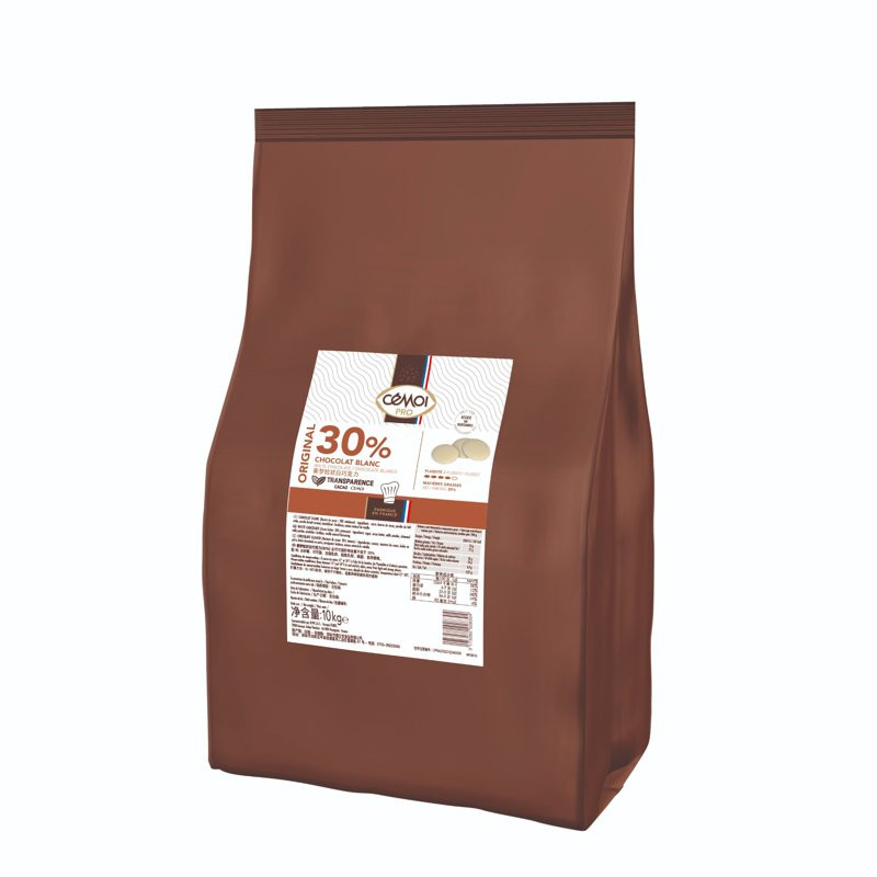Ciocolata alba 30% Original 10kg 29283 CEMOI