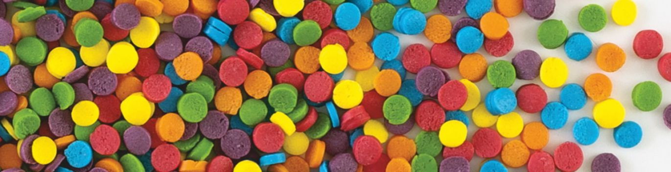 Decoratiuni din zahar confetti mix culori 5kg 70314 UKR