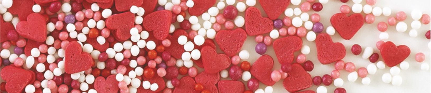 Decoratiuni din zahar mix: inimioare/perlute 5kg 70335 UKR