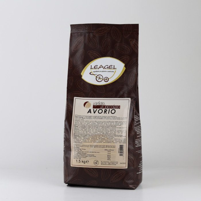 Baza completa ciocolata alba BOX AVORIO 1,5kg 113205 LGL