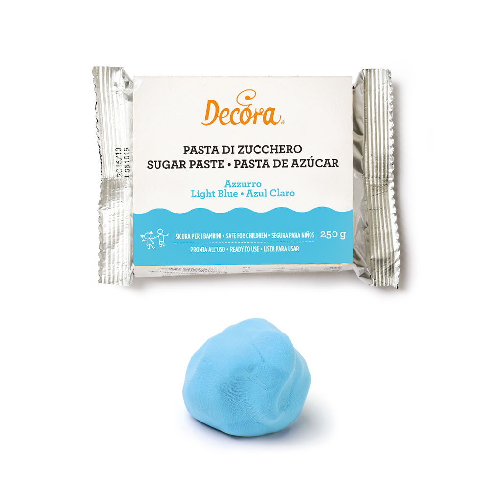 Pasta de zahar Albastru Deschis fara E171, 250g,  0310214 DER